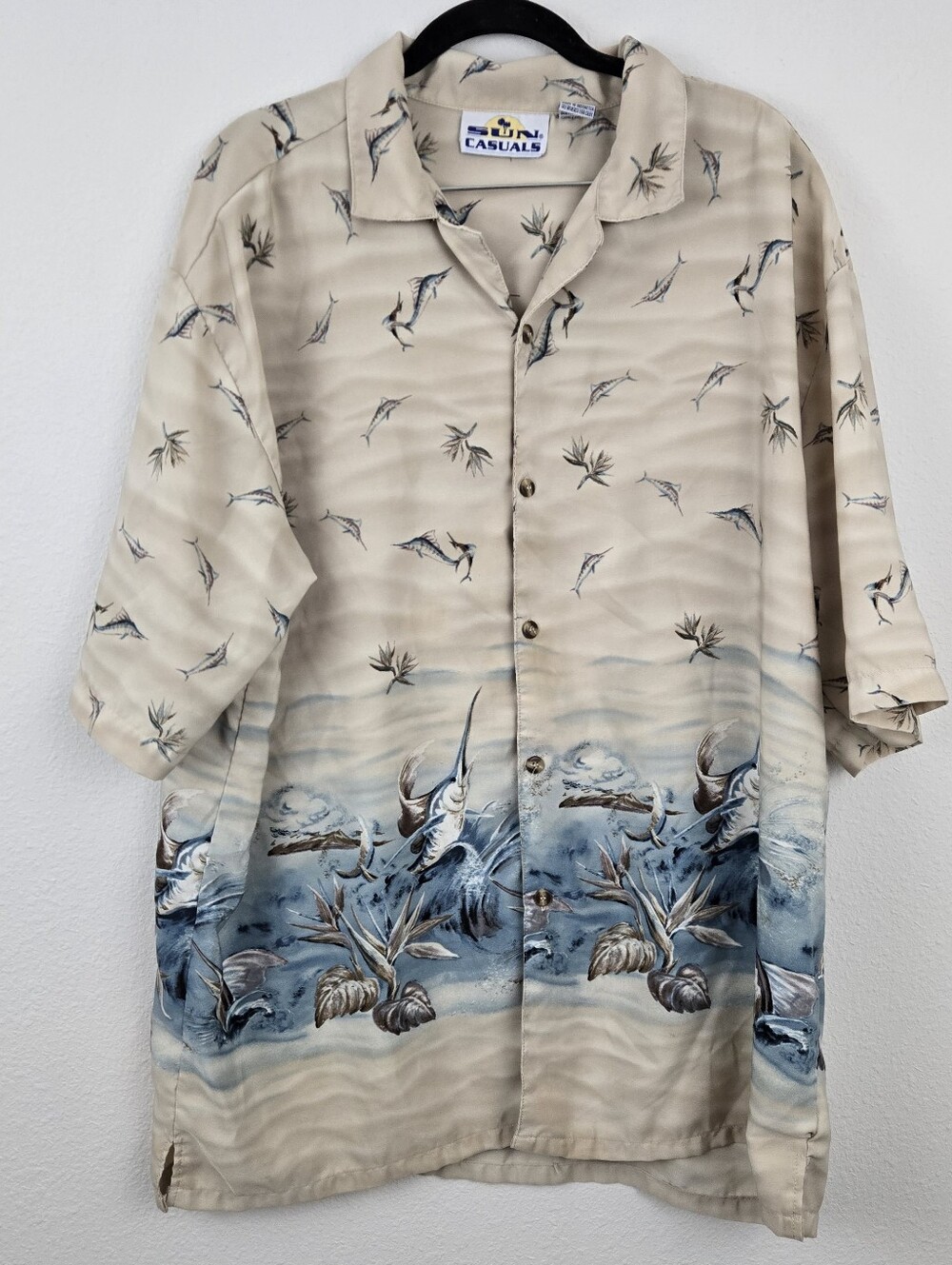 Sun Casuals Button Down Short Sleeve